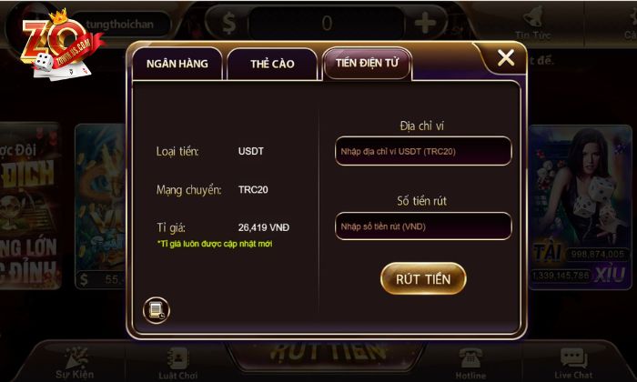 Rút tiền Zowin - 5 bước đơn giản, tiền về tài khoản Rút tiền qua thẻ cào được nhiều khách hàng lựa chọn