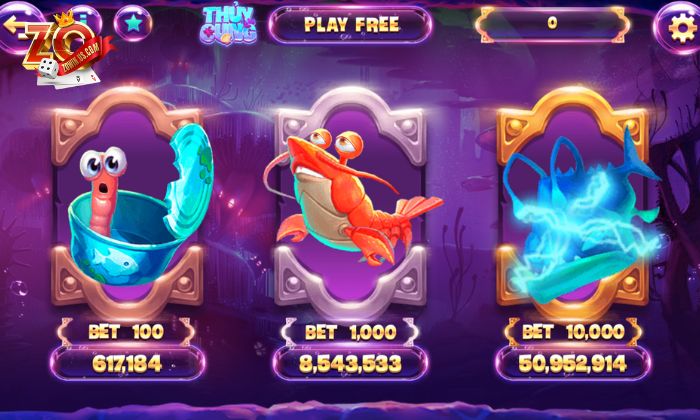 Thủy cung Zowin - Nhân vốn nhanh chóng chỉ sau 1 nút chạm Chơi thử tiện lợi